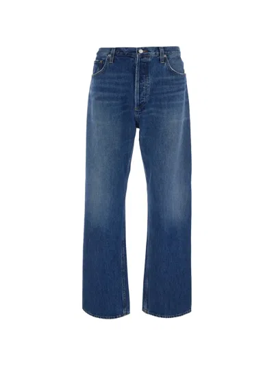 Agolde Magnus Straight-leg Jeans In Blue