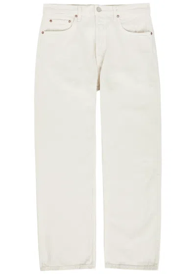 Agolde Magnus Straight-leg Jeans In White
