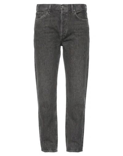 Agolde Man Jeans Black Size 31 Cotton In Gray