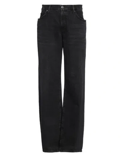 Agolde Man Jeans Black Size 31 Organic Cotton In Blue