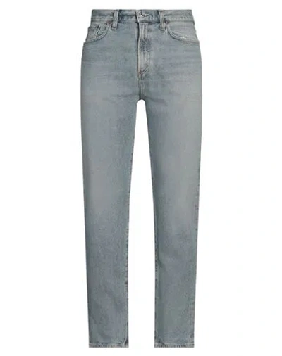 Agolde Man Jeans Blue Size 31 Paper, Polyurethane