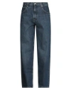 Agolde Man Jeans Blue Size 34 Recycled Cotton In Blue