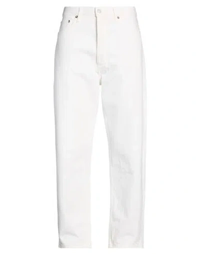 Agolde Man Jeans White Size 33 Recycled Cotton