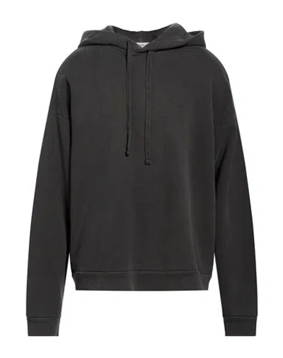 Agolde Man Sweatshirt Charcoal Size Xl Cotton, Polyester In Gray