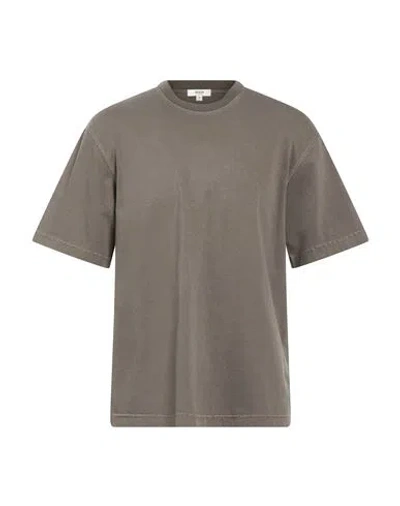 Agolde Man T-shirt Charcoal Size M Cotton In Green
