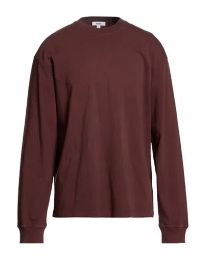 Agolde Man T-shirt Dark Brown Size Xl Cotton