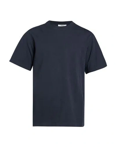 Agolde Man T-shirt Midnight Blue Size S Cotton In Black