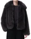 Agolde Maren Faux Shearling Coat In Shade