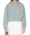 Agolde Mari Pull Over Hoodie In Mineral