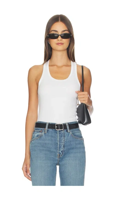 Agolde Maria Bodysuit In White