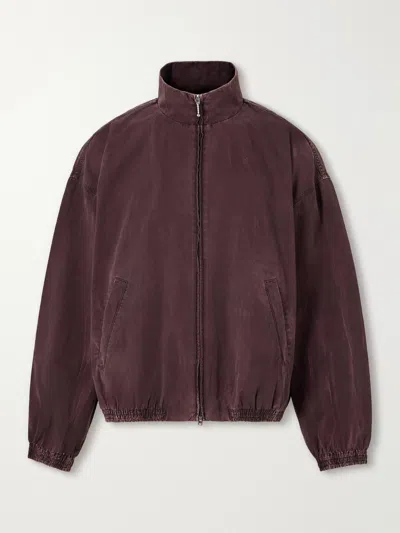 Agolde Marshall Cotton-poplin Jacket In Animal Print