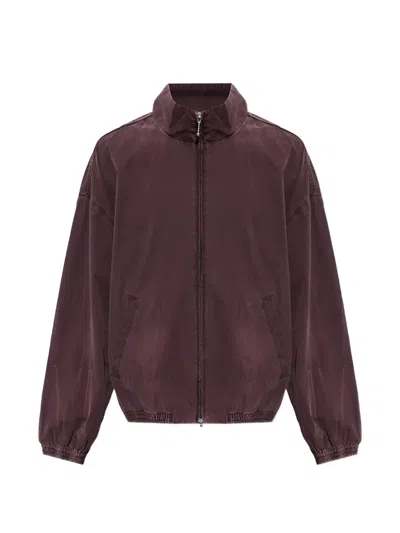 Agolde Marshall Cotton-poplin Jacket In Animal Print