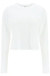 AGOLDE MASON LONG SLEEVE CROPPED T-SHIRT