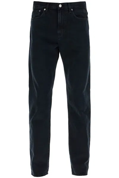 Agolde Men's Crushed Wash Curtis Jeans In Black