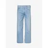 AGOLDE SLUNCH BAGGY WIDE-LEG MID-RISE RECYCLED-DENIM JEANS