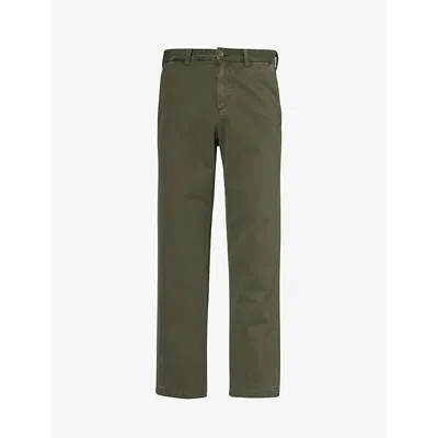 Agolde Mens Moss Vinson Straight-leg Mid-rise Cotton Chino Trousers