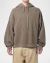 Agolde Men's Salford Relaxed Hoodie In Shade (md Brwn)