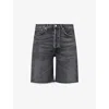 Agolde Anson Short In Black