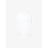 Agolde Mens Leonard Crewneck Cotton-t-shirt White Xl In White