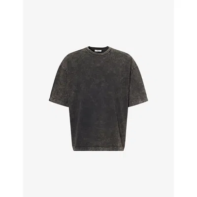 Agolde Portman Short-sleeve T-shirt In Black