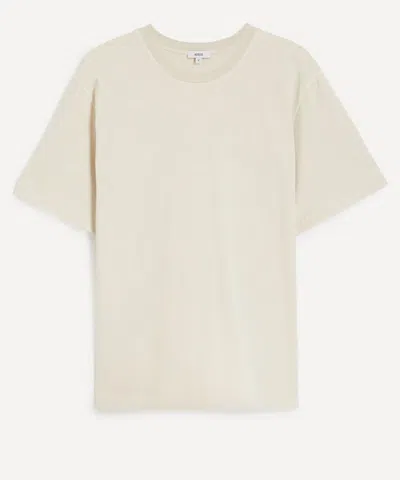 Agolde Mens Alva Mock-neck T-shirt In Neutral