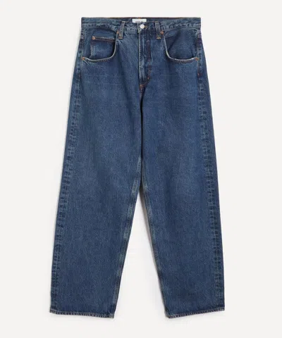 Agolde Mens Fusion Wide-leg Jeans In Blue