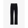 Agolde Mens Kember (saturated Blk) Magnus Baggy Tapred-leg Cotton-corduroy Jeans In Black