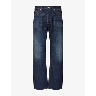 Agolde Mens Magnus Straight-leg Denim Jeans Gallery In Blue