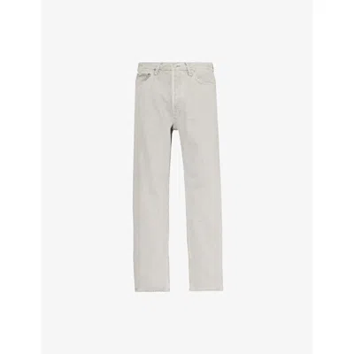AGOLDE MENS RAIN (MARBLED MED GREY) 90S RELAXED-FIT DENIM JEANS
