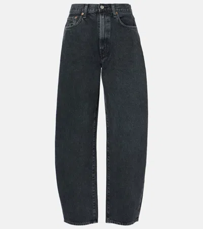 AGOLDE BALLOON MID-RISE BARREL-LEG JEANS