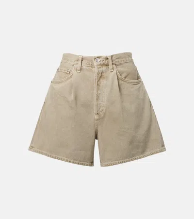 Agolde Mid-rise Denim Shorts