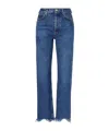 Agolde Mid-rise Straight-leg Denim Trousers In Blue