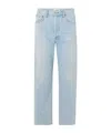 Agolde Mid-rise Straight-leg Denim Trousers In Blue