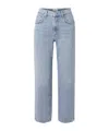 Agolde Mid-rise Straight-leg Denim Trousers In Blue