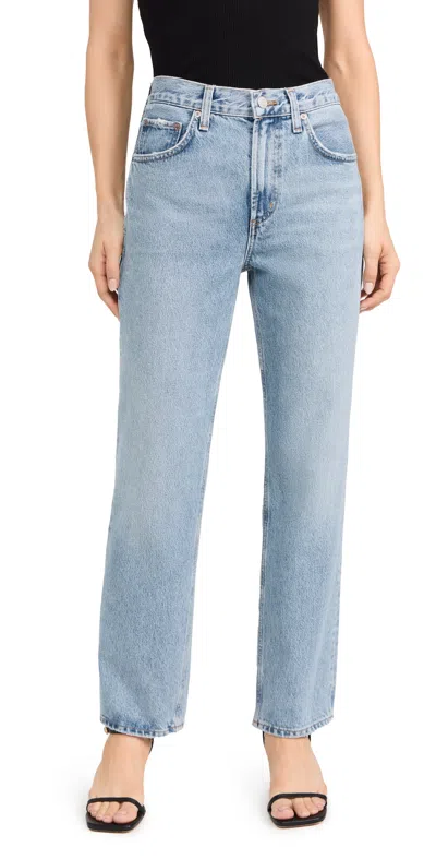 Agolde Valen Mid Rise Vintage Straight Jeans Harmonic