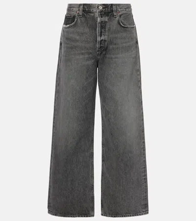 AGOLDE LOW SLUNG BAGGY WIDE-LEG JEANS