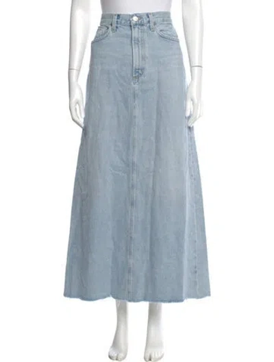 Pre-owned Agolde Midi Length Skirt W/ Tags In Blue