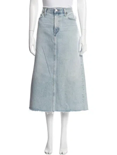 Pre-owned Agolde Midi Length Skirt W/ Tags In Multi