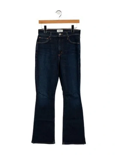 Pre-owned Agolde Mid-rise Flared Jeans In Blue