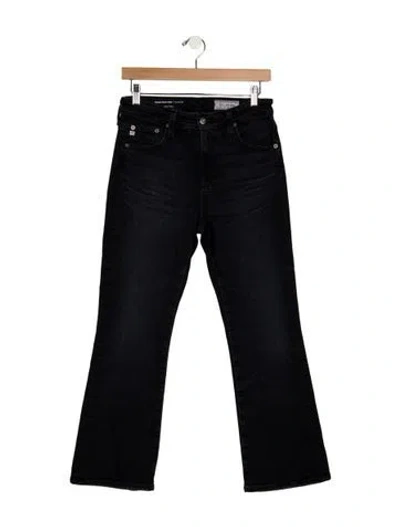 Pre-owned Agolde Mid-rise Flared Jeans In Blue