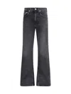 Agolde Mid-rise Kick Boot Jeans In Black