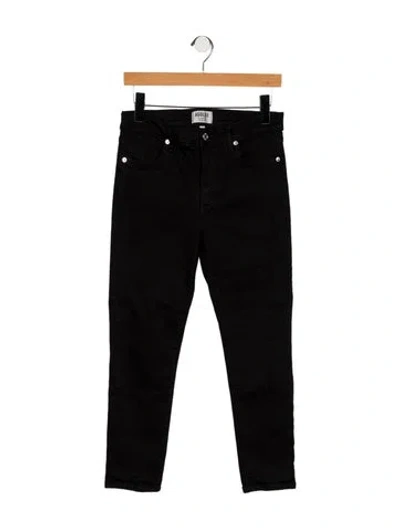 Pre-owned Agolde Mid-rise Skinny Leg Jeans In Black
