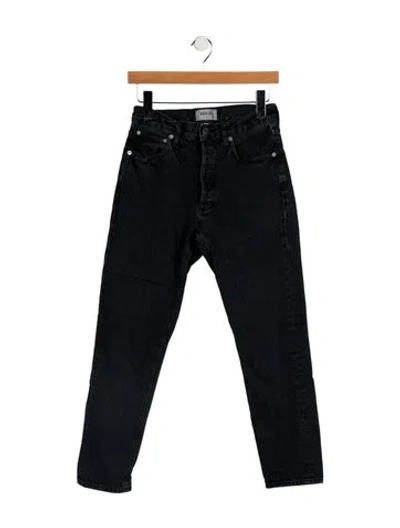 Pre-owned Agolde Mid-rise Skinny Leg Jeans In Blue