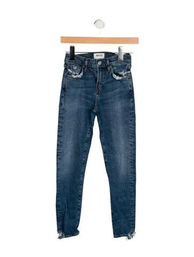 Pre-owned Agolde Mid-rise Skinny Leg Jeans In Blue