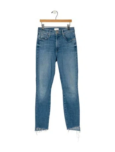 Pre-owned Agolde Mid-rise Skinny Leg Jeans In Blue