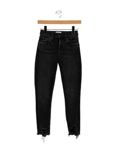 Pre-owned Agolde Mid-rise Skinny Leg Jeans In Blue