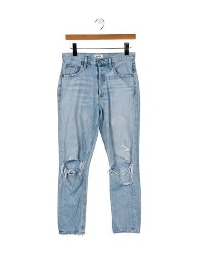 Pre-owned Agolde Mid-rise Skinny Leg Jeans In Blue