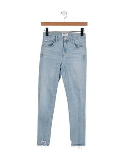 Pre-owned Agolde Mid-rise Skinny Leg Jeans In Blue