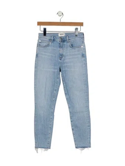 Pre-owned Agolde Mid-rise Skinny Leg Jeans In Blue