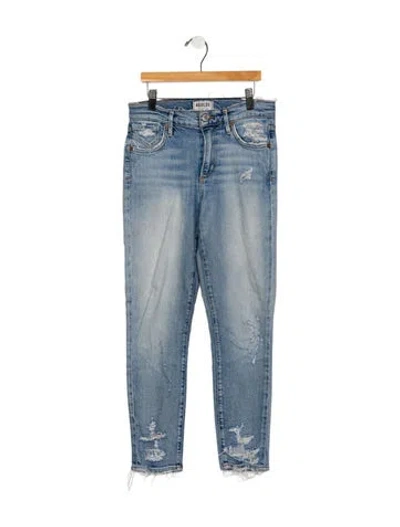 Pre-owned Agolde Mid-rise Skinny Leg Jeans In Blue